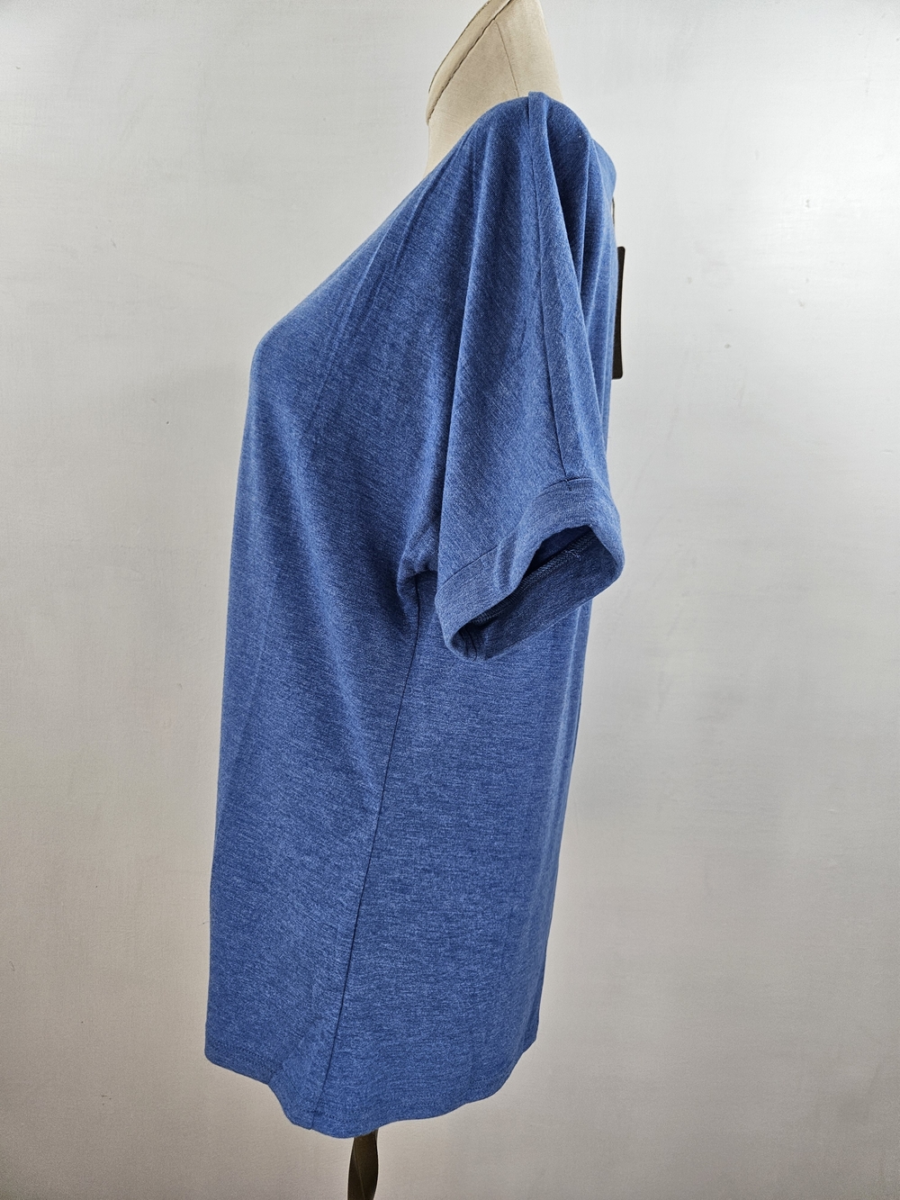 TICTICMISS V-Neck Button Front Blue Women's Top Size Medium - Picture 5 of 7